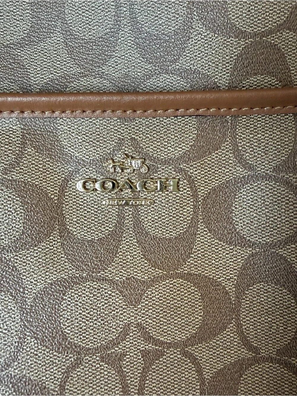 Coach F58297 Signature Coated-Canvas File Crossbody Bag - Picture 4 of 11